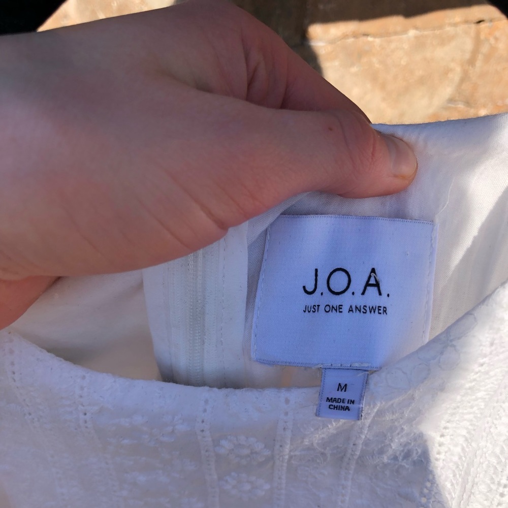 Just One Answer White Ruffle Romper - Picture 5 of 7